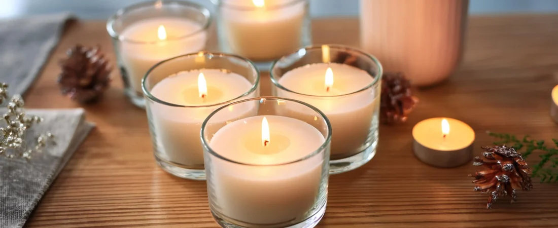 Add a Festive Glow with Transparent Votive Candles: Perfect for Diwali | Christmas Celebrations