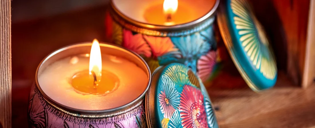 Illuminate Your Space with SereneSpark Handcrafted Tin Jar Candles